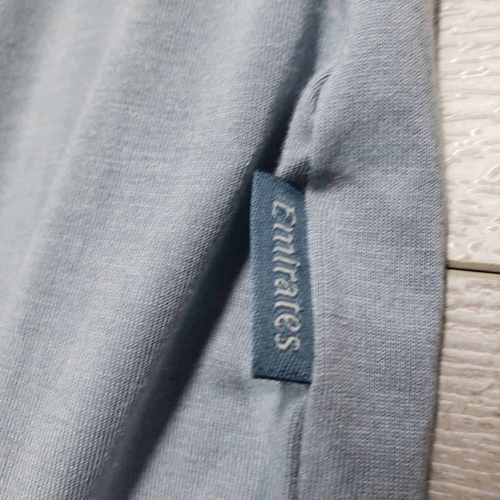 Emirates Pajama Pants Womens S/M Blue Pull On with Drawstring Loungewear - Picture 7 of 10